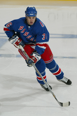 Matthew Barnaby playing for the Rangers